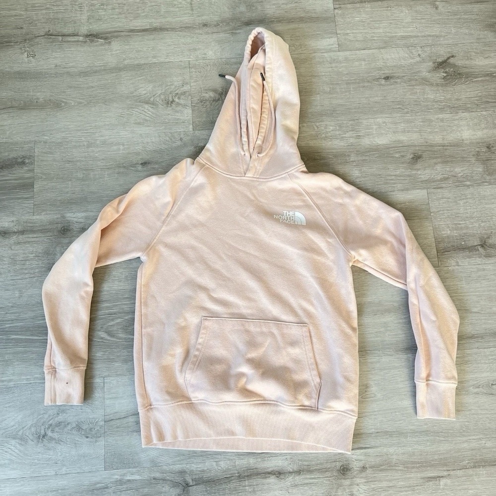 The North Face Hoodie Womens XS Pink Half Dome Pullover Sweatshirt